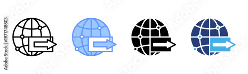 Export icon set multiple style collection