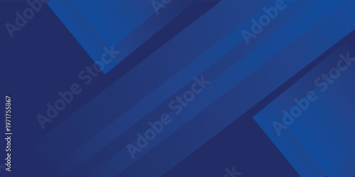 Abstract blue background with glowing geometric lines. Modern blue gradient square shape design. Futuristic technology concept. Suit for brochure, corporate, website, poster, banner, cover modern