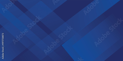 Abstract blue background with glowing geometric lines. Modern blue gradient square shape design. Futuristic technology concept. Suit for brochure, corporate, website, poster, banner, cover modern