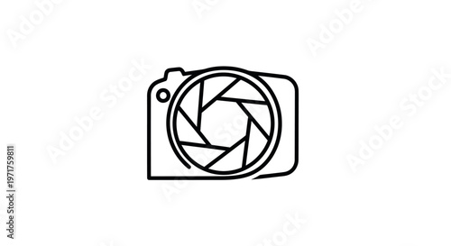 Camera Shutter Icon: Professional Photography Symbol