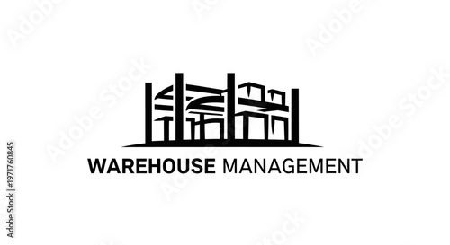 Warehouse Management Logistics Business Logo Icon