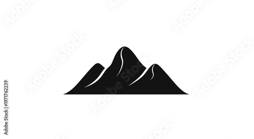 Black Mountain Range Icon.