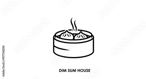 Steaming Dim Sum Basket Icon