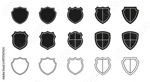 Minimalist Outline Vector Icons of Alcoholic Drinks and Bottles for Bars, Menus, and Beverage Industry