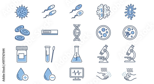 Minimalist Outline Vector Icons of Alcoholic Drinks and Bottles for Bars, Menus, and Beverage Industry