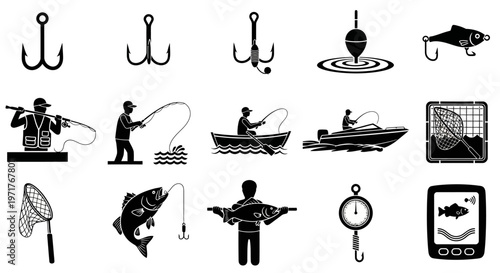 Minimalist Outline Vector Icons of Alcoholic Drinks and Bottles for Bars, Menus, and Beverage Industry