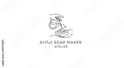 Artful Soap Maker Atelier Logo - Handcrafted Soap Making