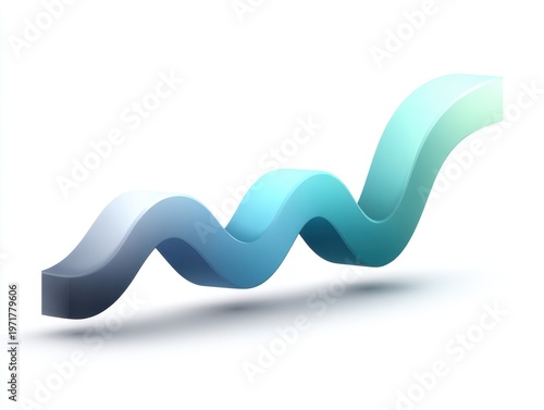 Colorful abstract wave design with smooth curves illustrating dynamic movement and fluidity in modern digital art for creative projects and marketing purposes