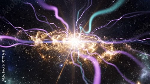 Neuron Connection Firing Electricity.