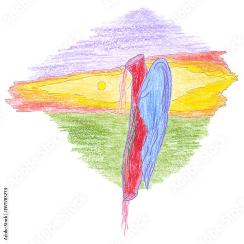 un homme avec des ailes d'ange