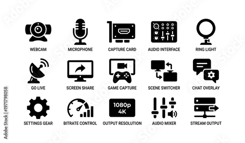 Essential streaming tools: webcam, microphone, capture card, and more