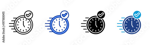 Rapid Response icon set multiple style collection