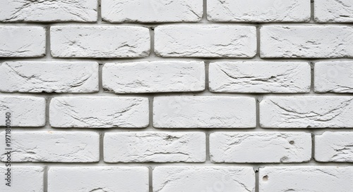 White brick wall background, brick wall texture, seamless brick wall pattern