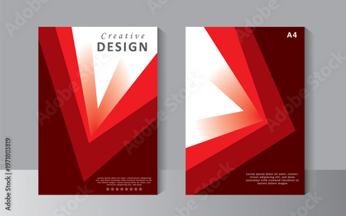 Red colour abstrct design for cover design, annual report, Leaflet, Brochure, Flyer,  template design, book cover layout design template, print ready red color, vector eps 10