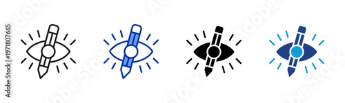 Visual Identity icon collection with multiple styles