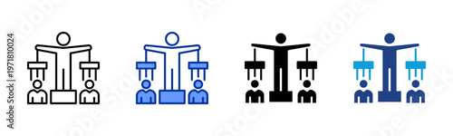 Behavior Rules icon collection with multiple styles