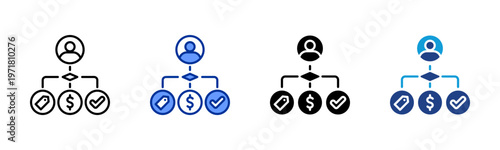 Collective Behavior icon collection with multiple styles