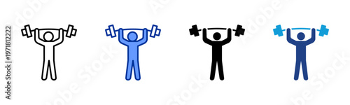 Resilience icon collection with multiple styles