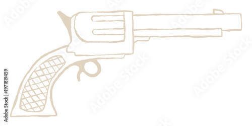 Fotografía Png cowboy gun logo in rodeo theme