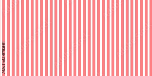 A vibrant coral seamless vertical stripes pattern. Bright geometric line texture for energetic backgrounds, summer themes, and modern digital art wallpaper.