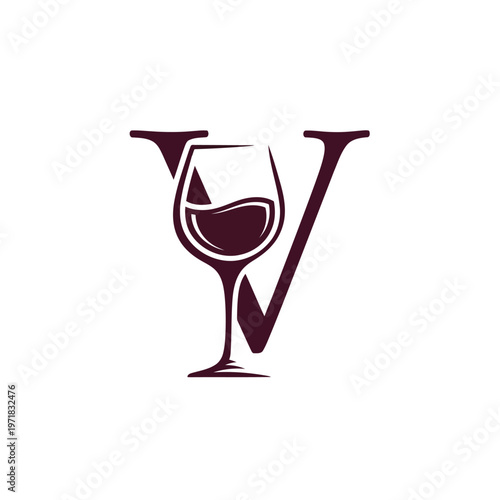 Pineapple with sunglasses and a mustache stylized illustration