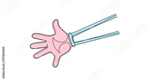 Hand tied with rope restrained captive.