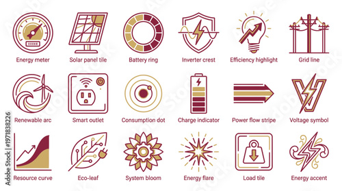 Exploring Energy Concepts through Icons and Labels