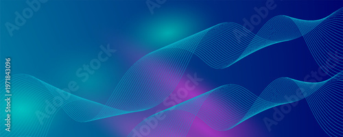 Abstract cyan color dot circle background, pink and blue color lightPrint