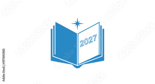 Open Book with Year 2027.