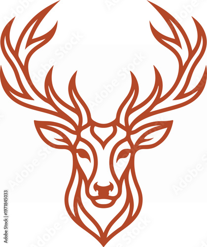 Deer Head Antlers Animal.