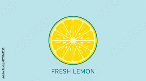 Fresh Lemon Fruit Slice.