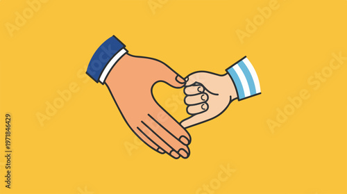 Hands making heart shape.