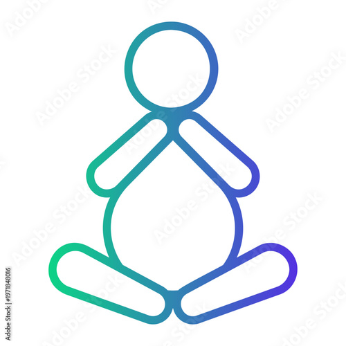 pregnancy Line Gradient Icon