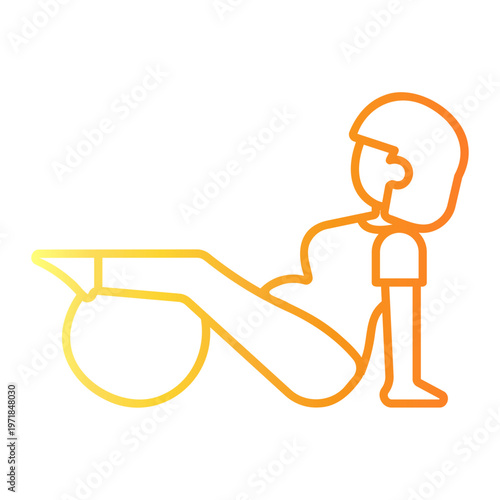 pregnancy Line Gradient Icon