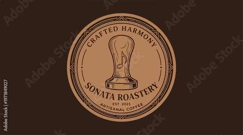 Sonata Roaster Coffee Logo Design.