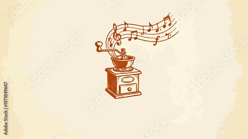 Vintage Gramophone Music Player.