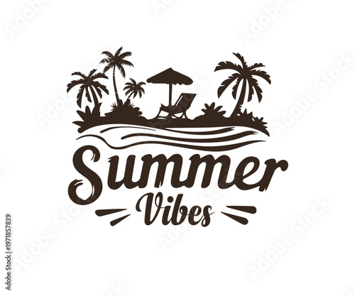 Hello, summer typography t-shirt design