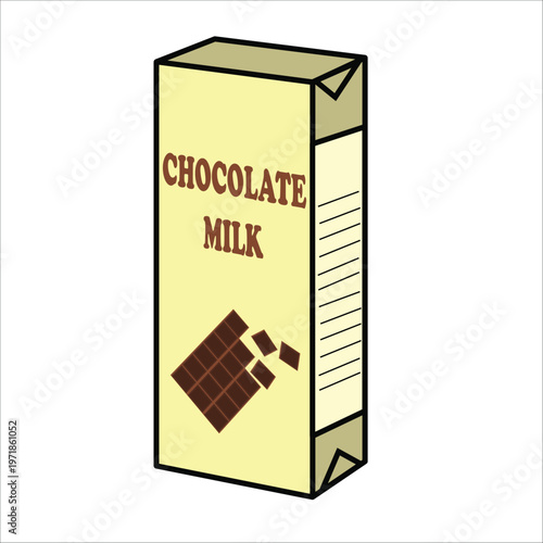 a of box of chocolate milk