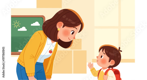 Teacher Encouraging Student, Back to School, Education, Learning, Classroom