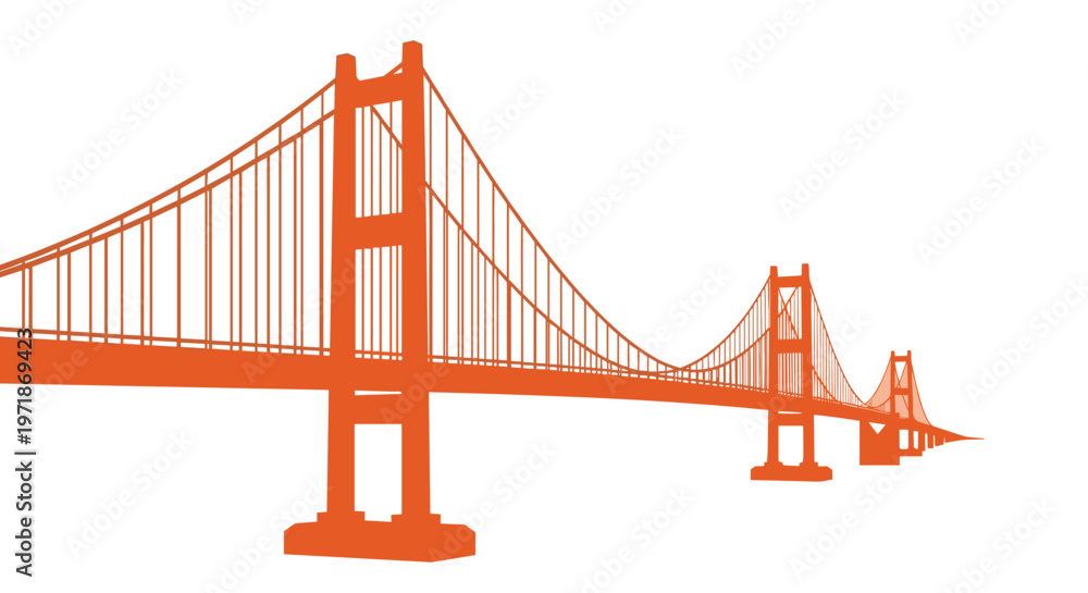 Fototapeta premium Golden Gate Bridge Iconic Landmark 1.