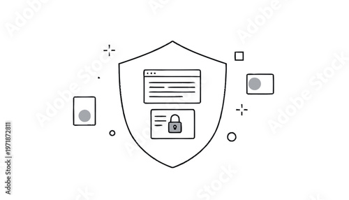 Digital Shield Protecting Website and Data with Security Features.