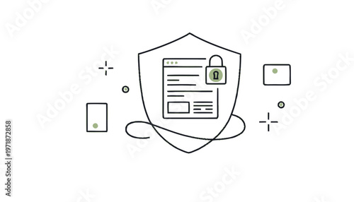 Digital Shield Protecting Sensitive Data and Information Online.