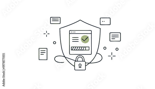 Digital Security - Shielding Online Data with Protection and Encryption.