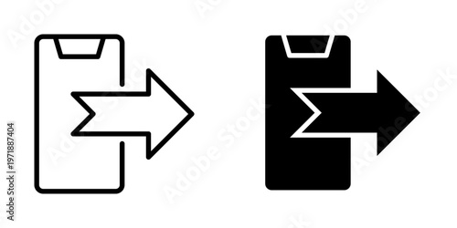 outgoing data icon, element icon for design branding, print, and digital media