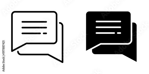 chat icon, element icon for design branding, print, and digital media