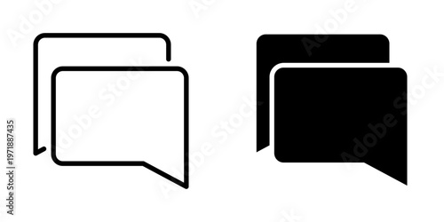 chat icon, element icon for design branding, print, and digital media