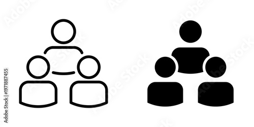 members icon, element icon for design branding, print, and digital media