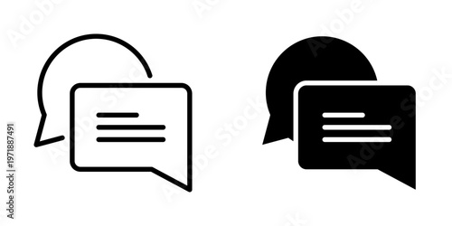 chat icon, element icon for design branding, print, and digital media