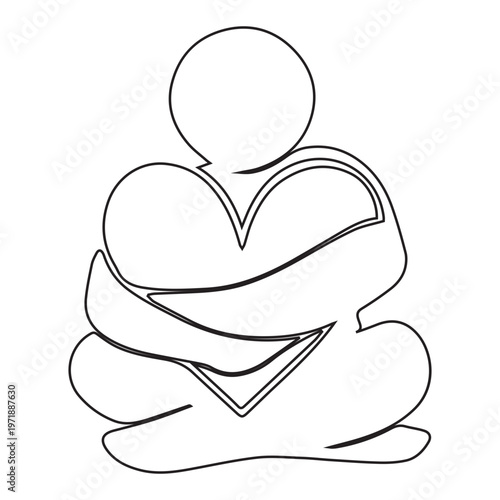 Self-Love Heart Embrace