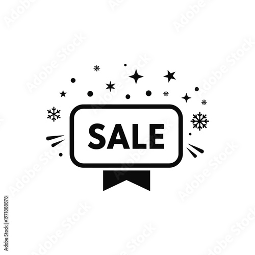 Sale Discount Sign Label Icon.